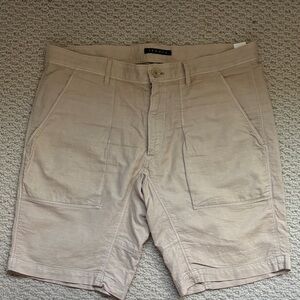 Theory Tan Cargo Shorts for Men